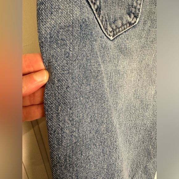 VINTAGE Lee Jeans Size 15 USA MADE Mom High Rise Faded Broken In Patina - Picture 11 of 16